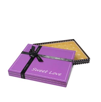 China Recyclable Fancy Indian Sweet Gift Packaging Boxes Wholesale Cardboard Chocolate Box for sale