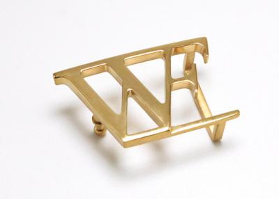 中国 Simple Design Gold Color Stainless Steel Personalized Belt Buckles Metal Waistband Attachment 販売のため