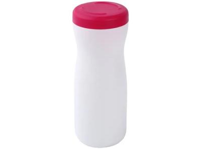 China 800ML HDPE Plastic Cylinder Containers Cosmo Round Bottles with Screw Cap Printing Available for sale