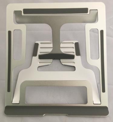 China CNC Stamping 3.5mm Foldable Laptop Holder / Fold Up Laptop Stand for sale