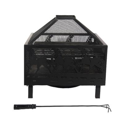 China Customized Wire Welded Steel Barbecue Grills  Wood Fired Metal Bbq Pit for sale