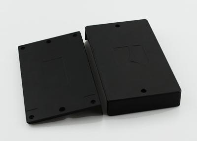 China Cubierta pintada negra del router del diseño del SGS del aluminio de los productos delgados de la fundición a presión en venta