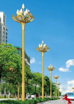 Chine Le courrier extérieur blanc de colonne de réverbères de lumière de LED allume 80W-240W 160lm/W 6500K à vendre
