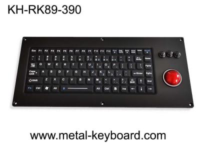 China FN Numeric Industrial Silicone Keyboard IP65 Resin Trackball Metal Panel for sale