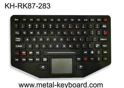 China Military Portable Industrial Silicone Keyboard Ruggedized Backlight With Touchpad for sale