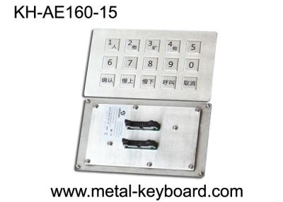 China Matrix Output Industrial Metal Keyboard Anti Rusty For Mine Machine for sale