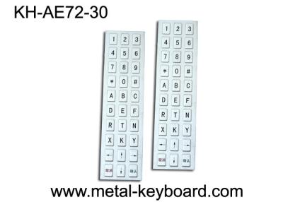 China 30 Keys Kiosk water resistant Industrial Metal Keyboard USB Port , Customization Layout for sale
