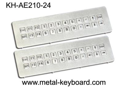 China Vandal resistant Industrial Metal Keyboard , IP65 ss keyboard Water proof long life for sale
