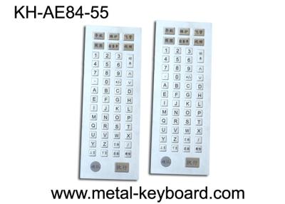 Chine Vandale de clavier industriel en métal de 55 clés anti avec la disposition adaptée aux besoins du client à vendre