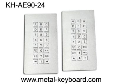 China 24 Keys Metal Industrial Rugged vandal proof keyboard IP65 Weatherproof for sale