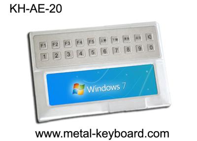 China Tempo - teclado Ruggedized de aço inoxidável da prova com 20 chaves para o quiosque médico à venda