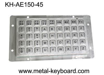 China Anti Vandal Rear Panel Mount Keyboard Industrial , Kiosk Keyboard USB interface in 45 Keys for sale