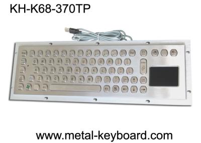 China Stable Performance Industrial Keyboard with Touchpad 70 Keys , Metal Touchpad Keyboard for sale
