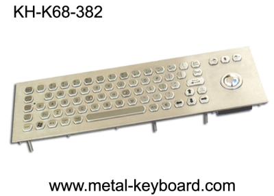 China Teclado de computador industrial de 71 chaves, teclado de aço inoxidável para o terminal de serviço do auto à venda