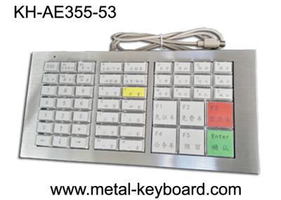 China Mechanical Ruggedized Keyboard , Stainless Steel Panel Keyboard for sale