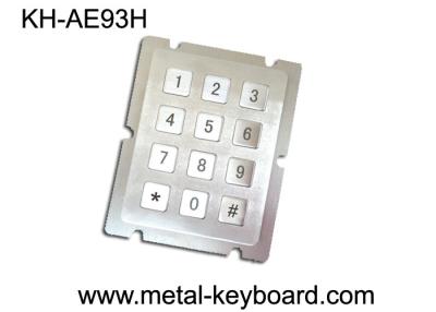 Chine Clavier numérique de bâti de panneau en métal avec 12 clés pour le système de contrôle d'accès à vendre