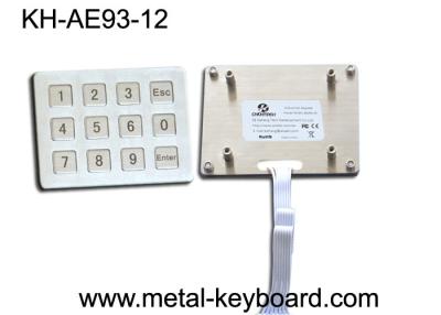 China Customizable Rugged IP65 Water proof Metal Keypad with 16 Keys In 4x4 Layout for sale