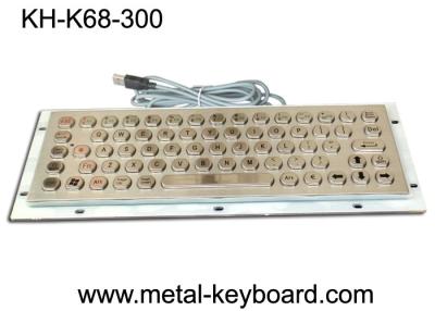 China IP65 Rate Industrial Computer Keyboard with Rugged Metal Material for sale