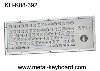 China Schroffe Metallcomputer-Tastatur mit Rollkugel 38 für industriellen Steuerkiosk zu verkaufen