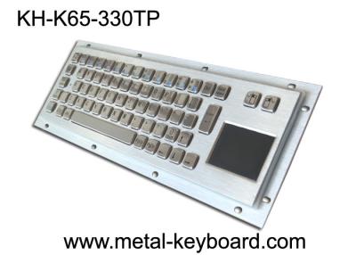 China Rugged Industrial Keyboard with Touchpad , Stainless Steel Material for sale
