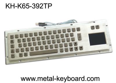 China Dustproof Industrial Computer Keyboard Metal With Touchpad And Mouse Keys for sale