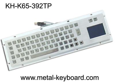 China Metal Industrial Keyboard with Touchpad , Vandal - Resistance metallic keyboard for sale