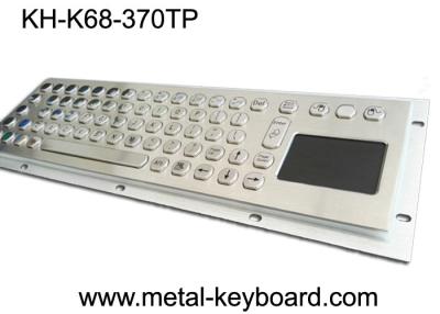 China Stainless Steel Panel mount industrial pc keyboard with touchpad for sale