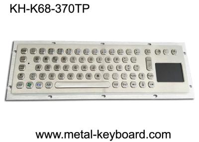 China 65 Keys Industrial Keyboard with Touchpad , Water - proof Stainless Steel for sale