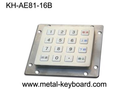 China Rugged Metal Industrial Entry Keypad with 16 Keys In 4x4 Matrix for sale