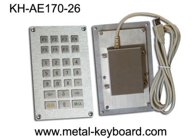 China USB or PS/2 Interface Industrial Metal Keypad , 26 Keys Numeric Keypad for sale