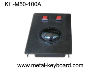 China Metal Panel Mount Industrial Pointing Device Trackball Mouse Medical / Marine Applied for sale