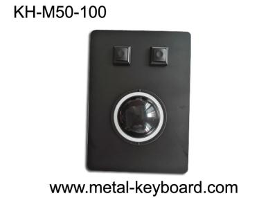 China Marine Control Tracking mouse with Black Metal Panel and 50MM Resin Trackball industrial for sale