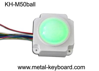 China Backlit Resin Mechanical Medical Industrial Trackball Mouse , 50mm Trackball Module for sale