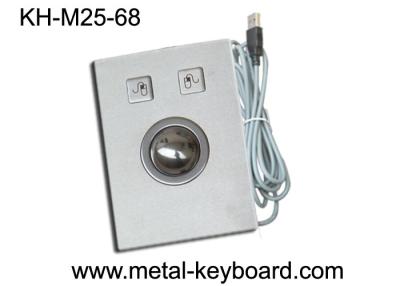 China Anti Vandal Industrial Pointing Device Panel Mounted Trackball Stainless Steel Material for sale