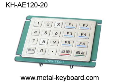 China 20 Keys Anti Vandal industrial keypad , Outdoor Access entry keypad for sale