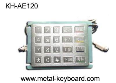 China IP 65 Performance Rugged Stainless steel Encrypting industrial keypad for sale