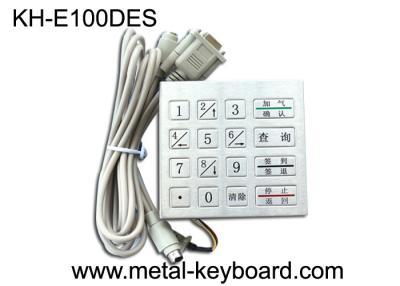 China 16 Button Vandal resistant Encrypting Metal Keypad / Payment Kiosk Keypad for sale
