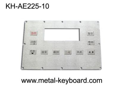 China Painel de aço inoxidável personalizado Monte de teclado Quiosque com 10 teclas para ambiente áspero à venda