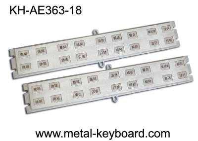 中国 ドアのアクセス システムのためのカスタマイズされた 18 のキーのステンレス鋼のキーボード 販売のため