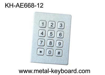 China Teclado numérico numérico do metal IP65 industrial, anti - teclado numérico numérico do vândalo com longa vida à venda