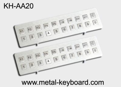 China Kiosk Stainless steel Keyboard Vandal - proof , long life ruggedized keyboard for sale