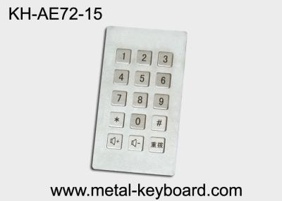 China Industrial Input Stainless Steel keyboard metal  , dustproof keyboard long life for sale