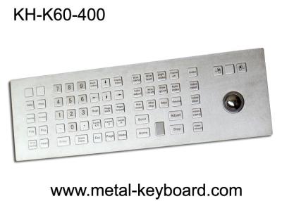 China Custom Rugged Industrial Kiosk Keyboard with Trackball 60 Keys Water Resistant for sale