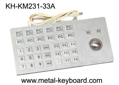 Китай Клавиатура киоска самообслуживания Маунта панели металла с изрезанный Trackball продается