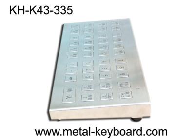 China IP65 Rate Ruggedized Keyboard for Charging Kiosk , Stainless Steel Keyboard for sale