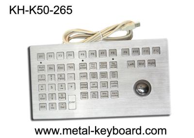 China Waterproof IP65 Rate Industrial Keyboard With Trackball Rugged Metal Trackball for sale