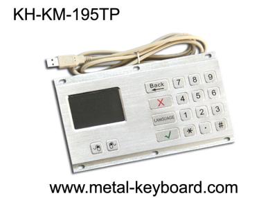 China Anti - Vandal Industrial Keyboard with Touchpad Stainless Steel Material for sale
