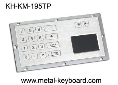 China Metallic Numeric Industrial Keyboard with Touchpad 16 Keys Dust Proof for sale