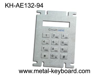 Cina Tastiera su misura del supporto del pannello del metallo nella matrice 3x4 per la stazione di servizio di GPL in vendita