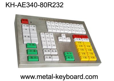China R232 Panel Customization Industrial Metal Keyboard For Transportation Area for sale